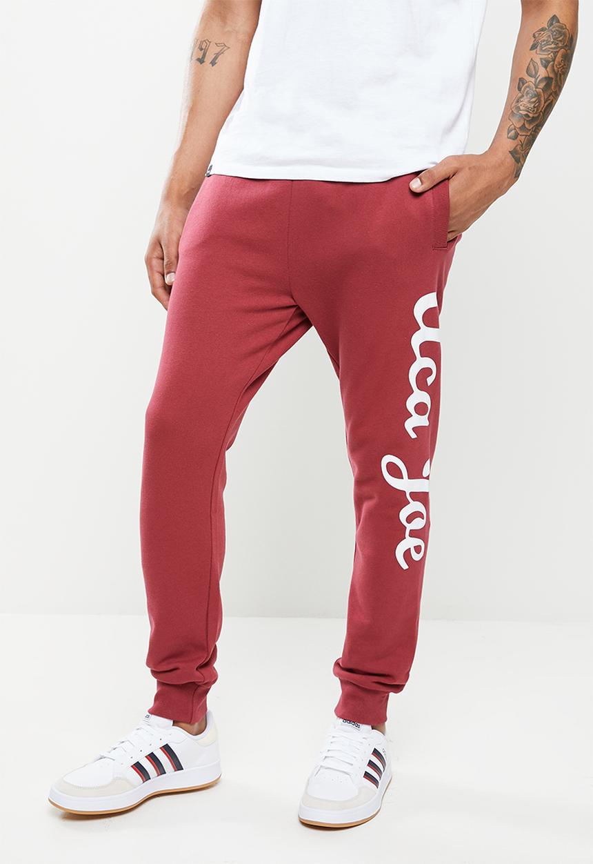 Aca Joe - Aca joe big logo 1 col jogger - maroon