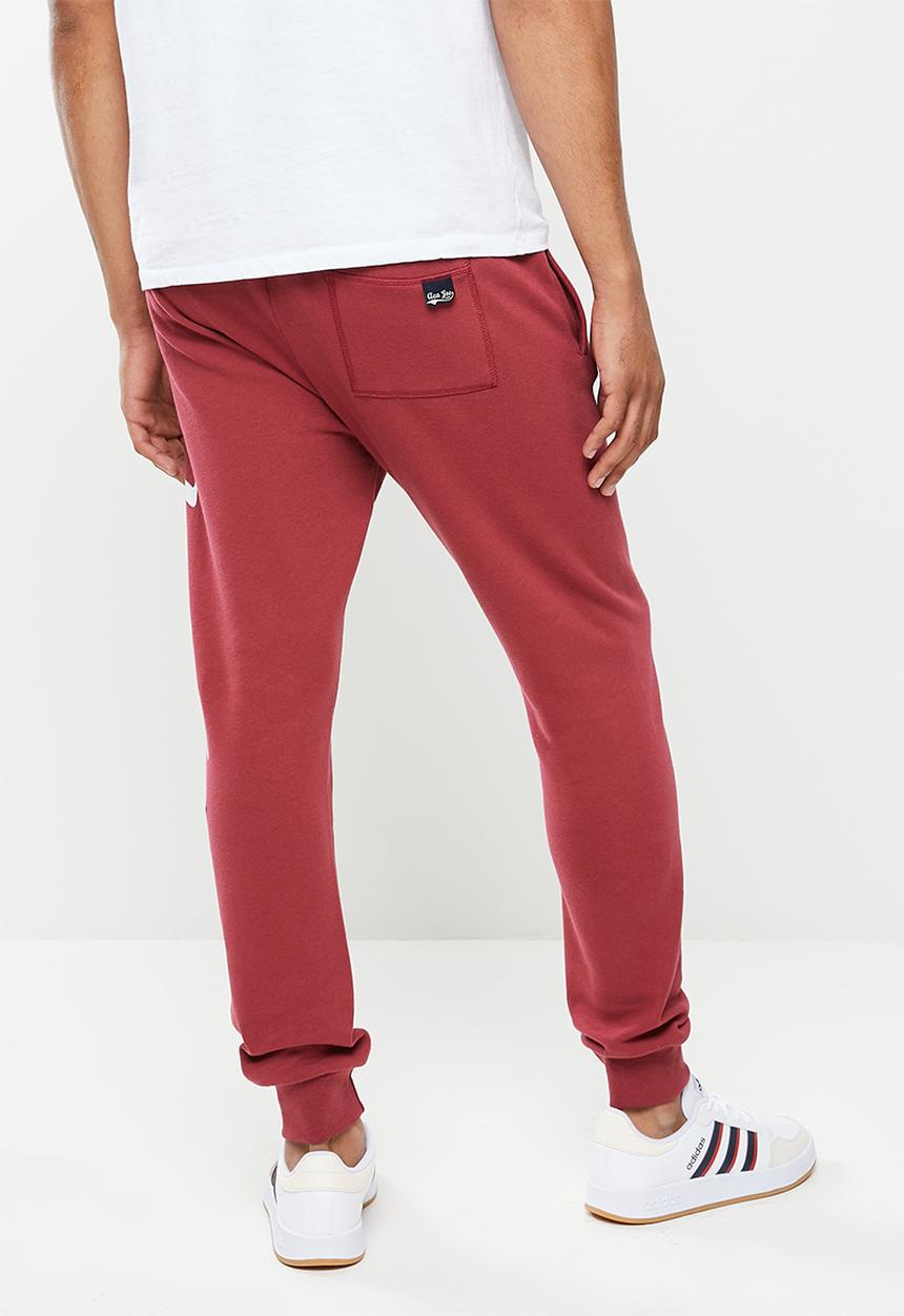 Aca Joe - Aca joe big logo 1 col jogger - maroon