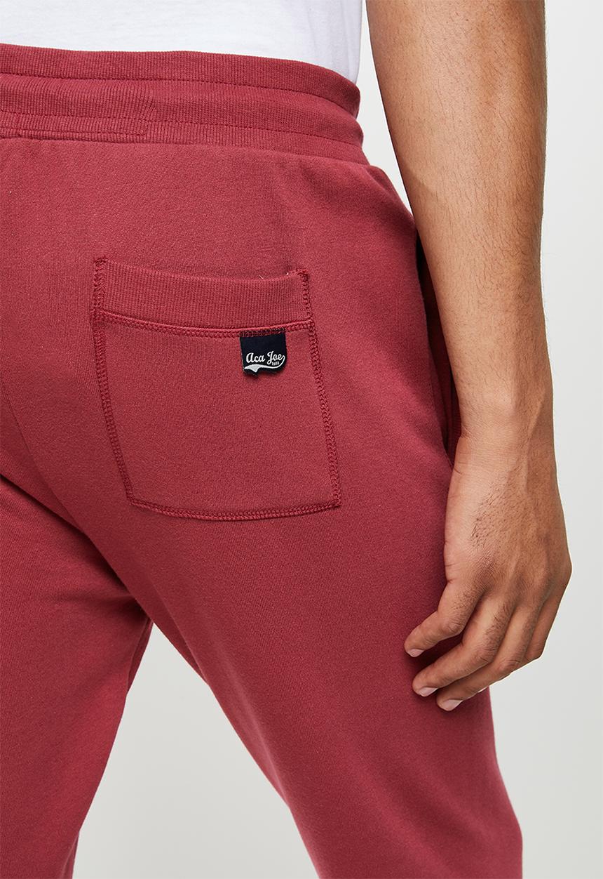 Aca Joe - Aca joe big logo 1 col jogger - maroon