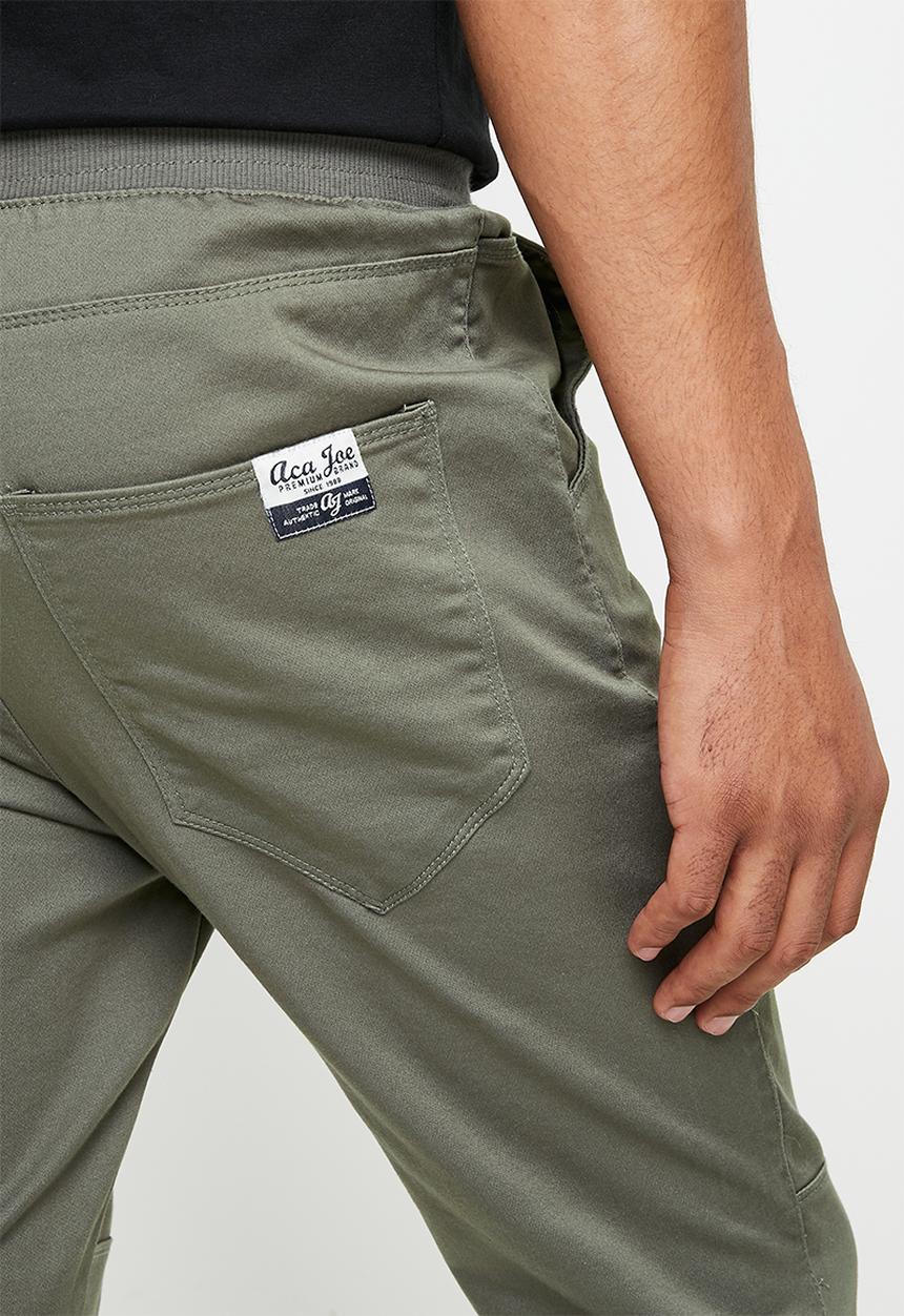 Aca Joe - Aca joe twilll jogger - fatigue