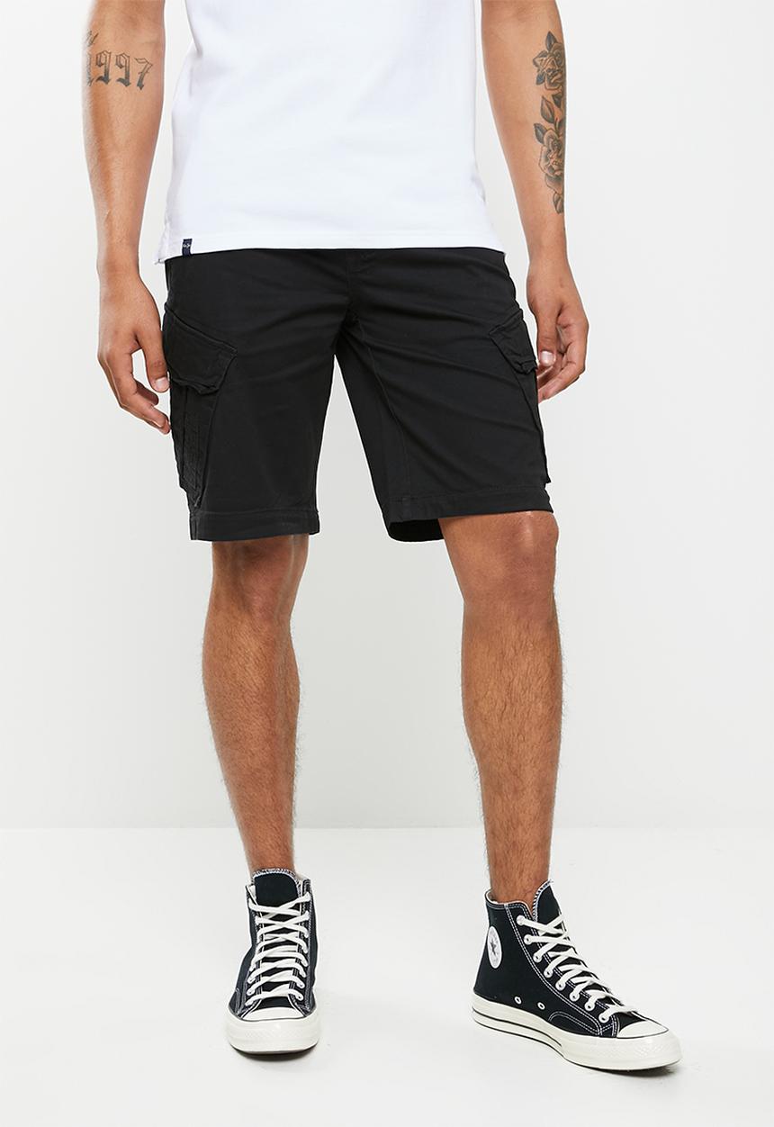 Aca Joe - Aca joe cargo shorts - black