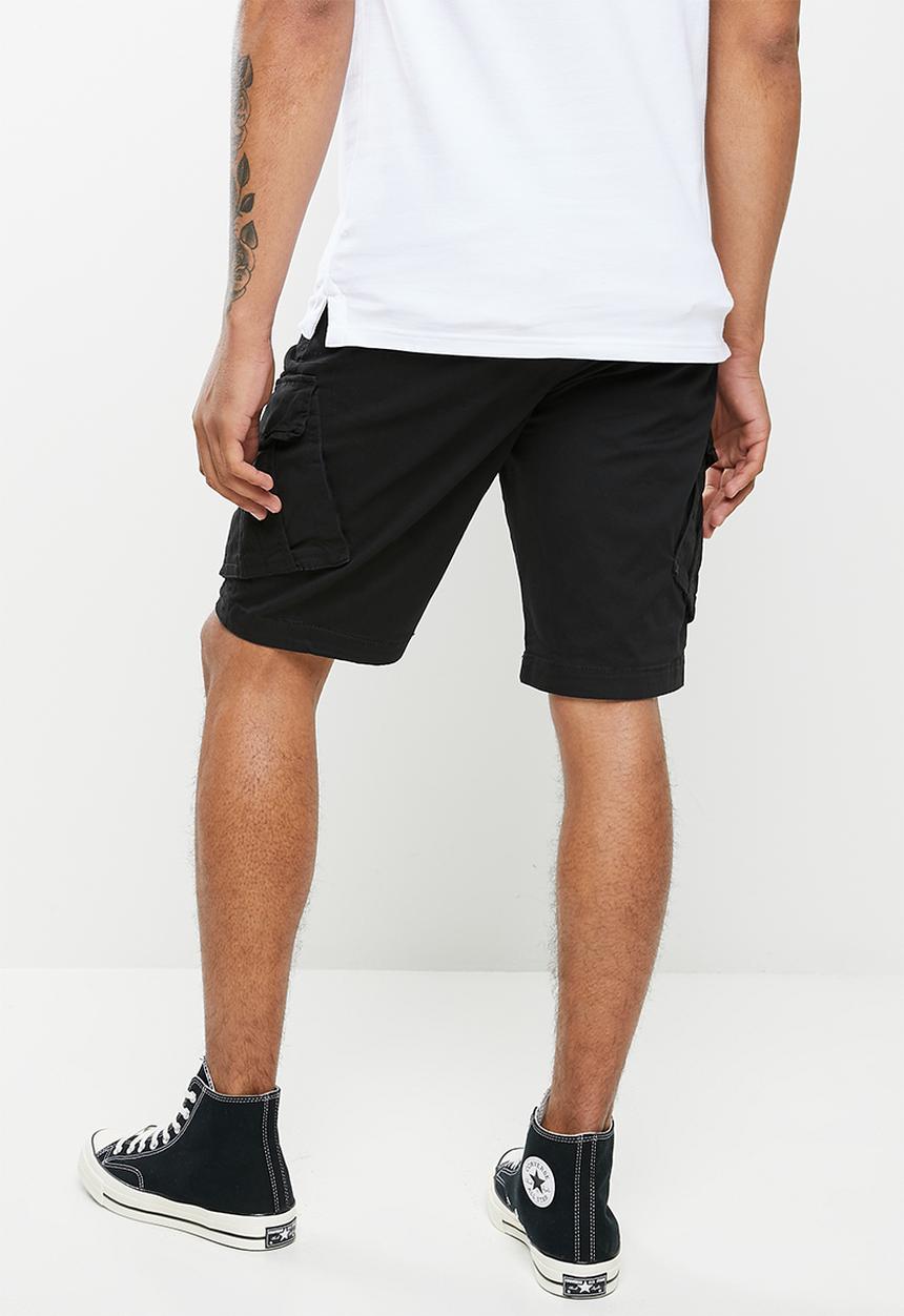 Aca Joe - Aca joe cargo shorts - black