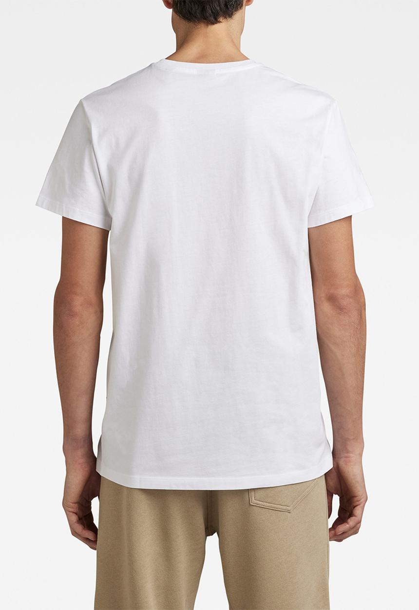 G-STAR - Flock gr r T-shirt - white