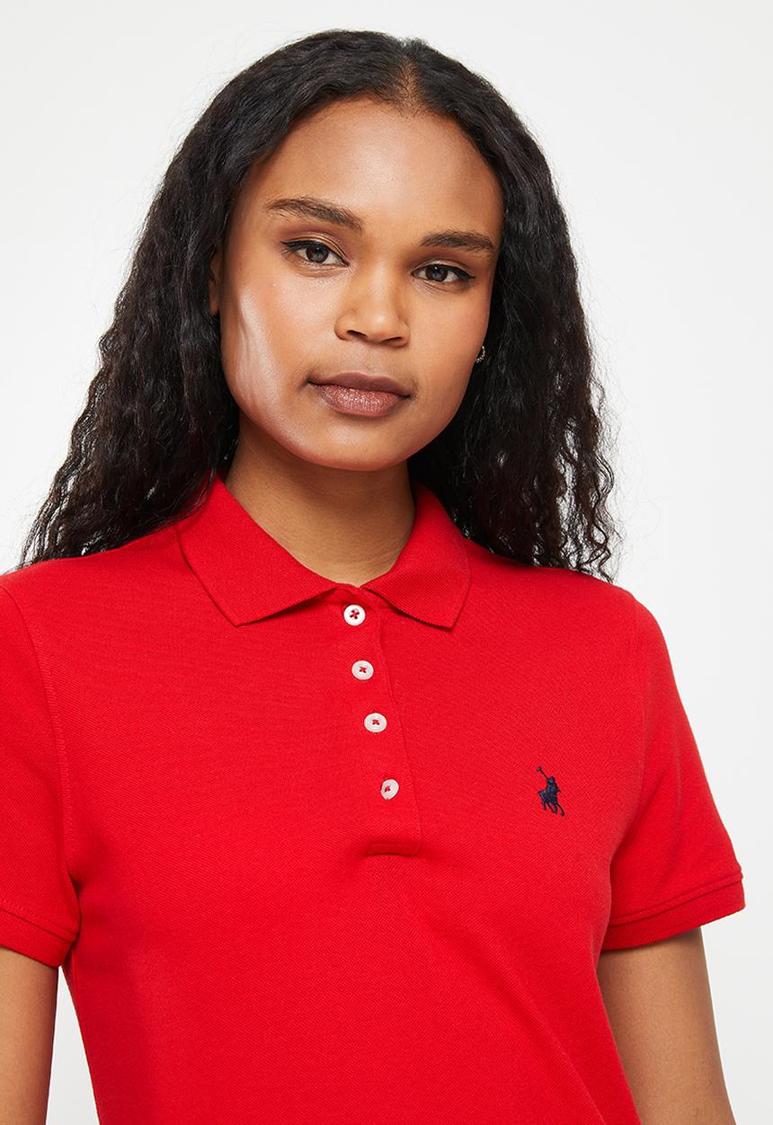POLO - Margot short sleeve essential golfer - red