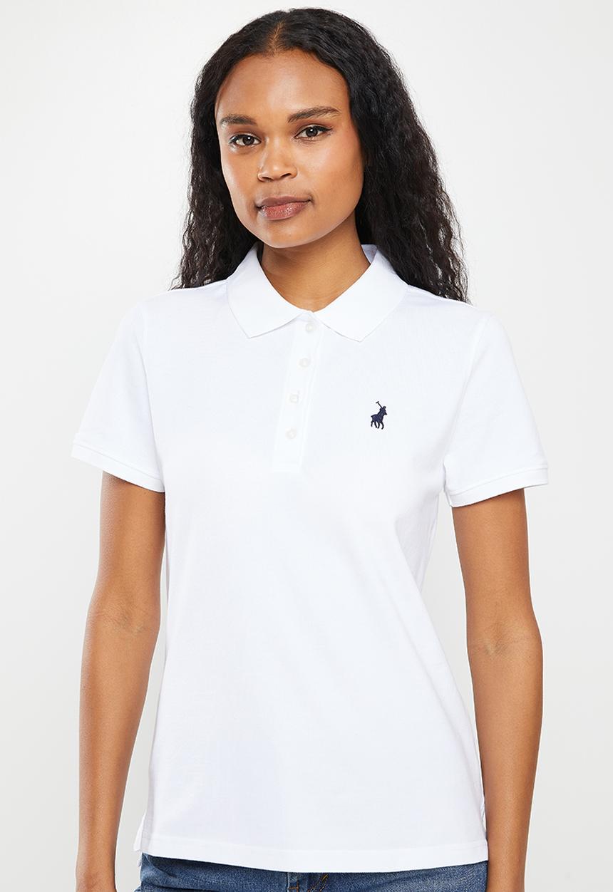 POLO - Margot short sleeve essential golfer - white