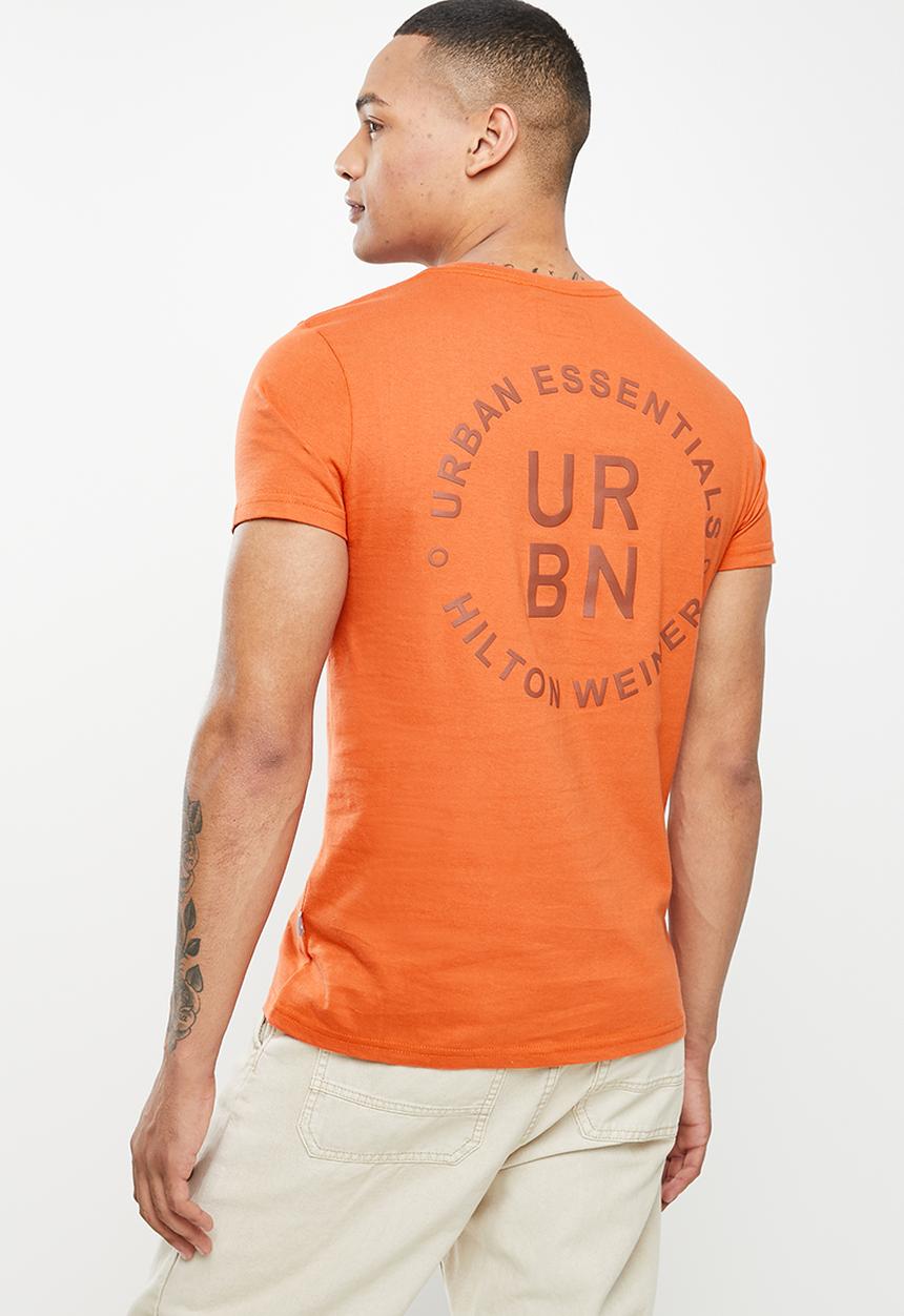 urban° - Urban high square crew tee - orange
