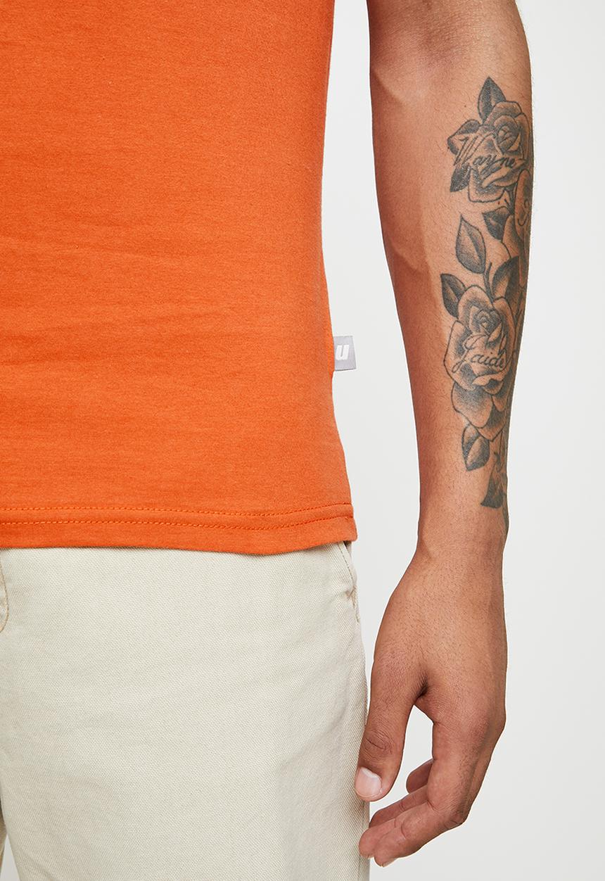 urban° - Urban high square crew tee - orange