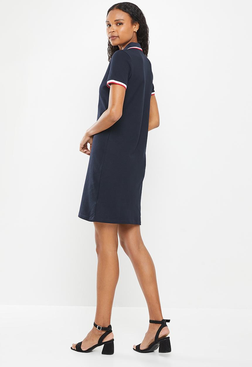 POLO - Leigh essential short sleeve stretch golfer dress - navy