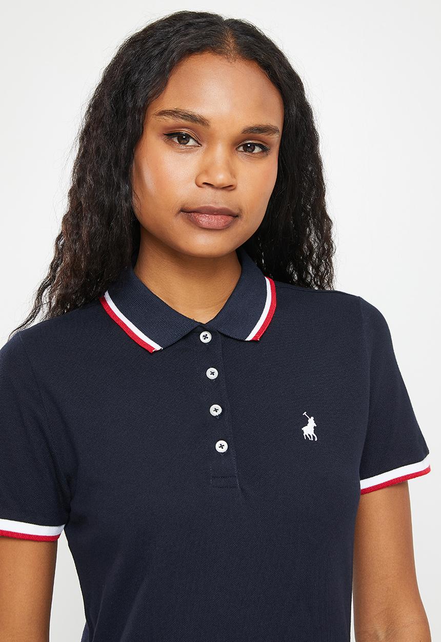 POLO - Leigh essential short sleeve stretch golfer dress - navy