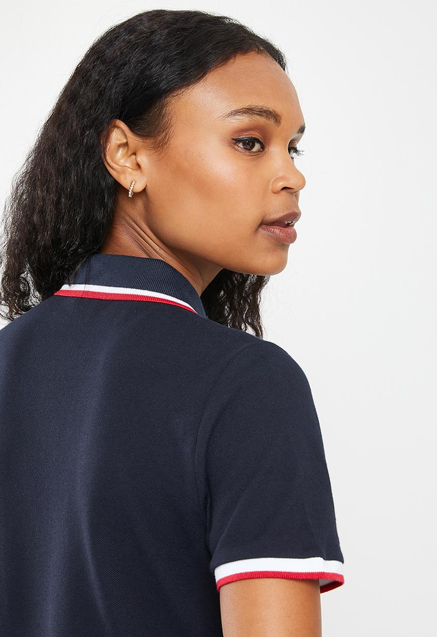 POLO - Leigh essential short sleeve stretch golfer dress - navy