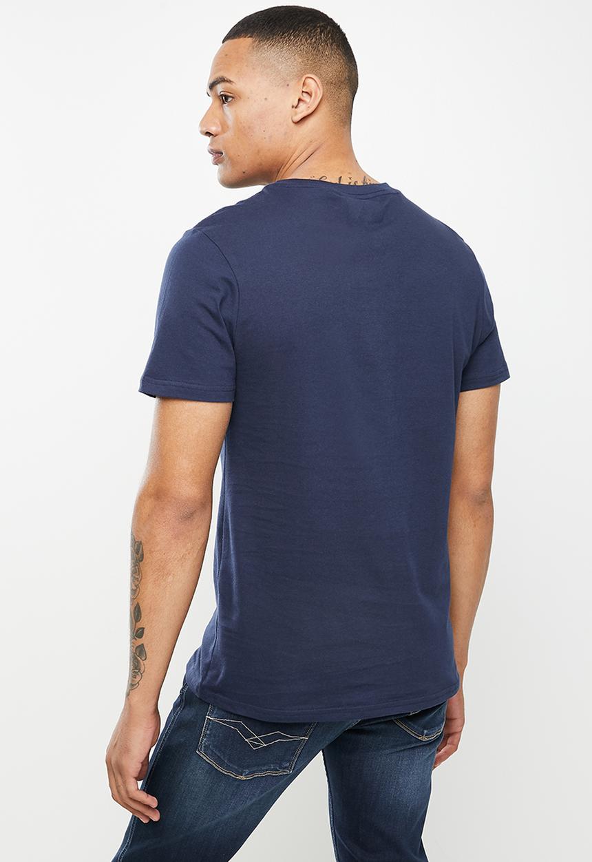 urban° - Urban high square branded tee - navy