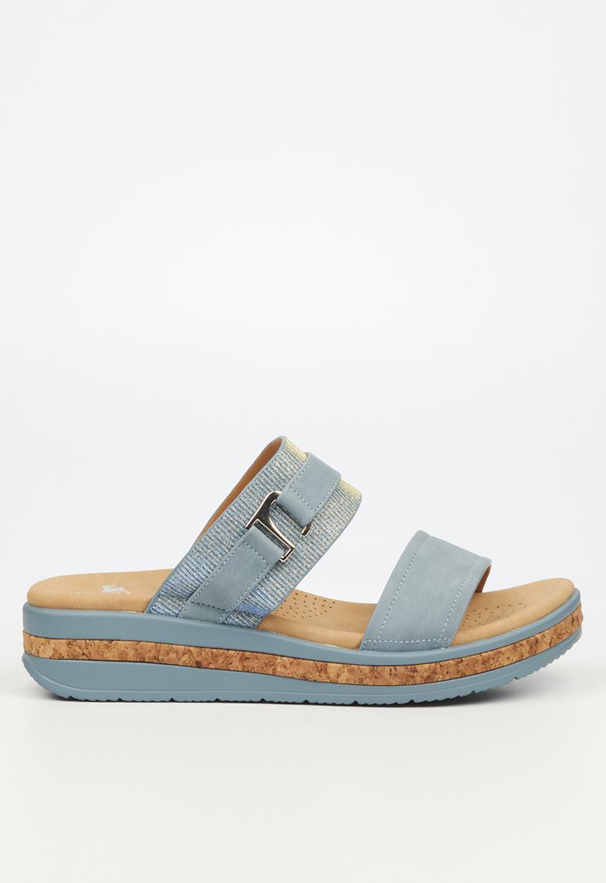 Butterfly Feet - Mieke 2 slide sandal - blue