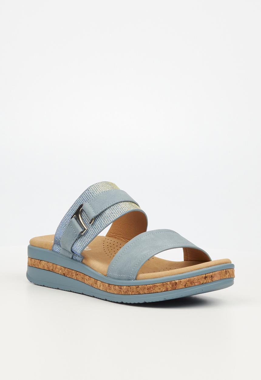 Butterfly Feet - Mieke 2 slide sandal - blue