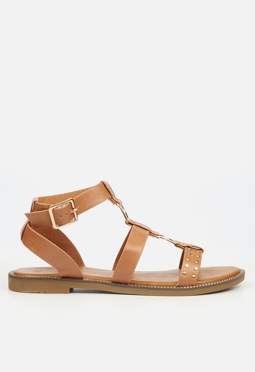 Butterfly Feet - Frost 2 ankle tie sandal - tan