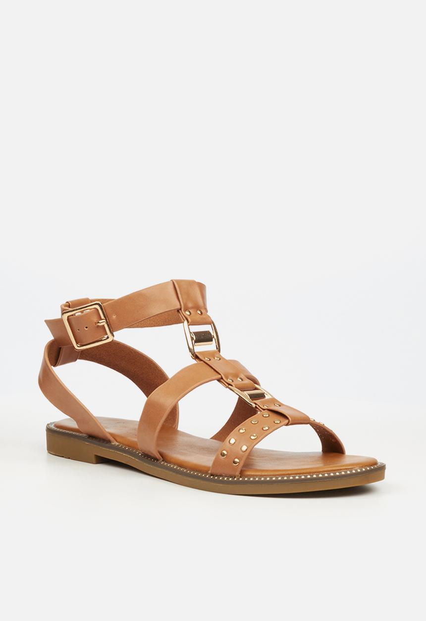 Butterfly Feet - Frost 2 ankle tie sandal - tan