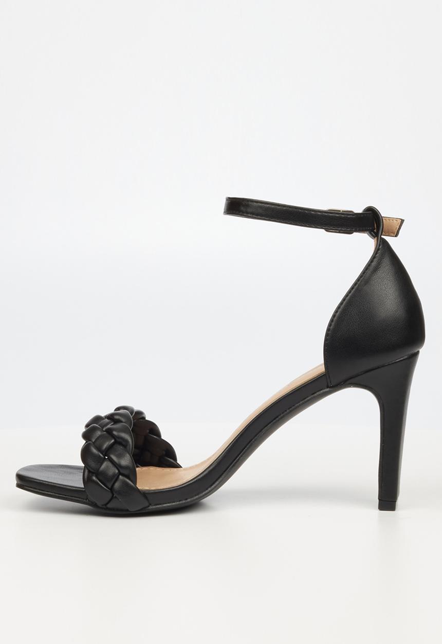 Butterfly Feet - Riana 1 ankle tie stiletto heel - black