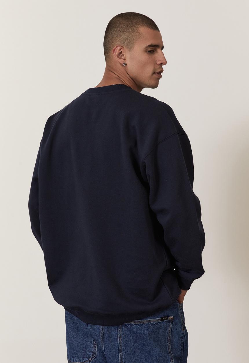 Factorie - Oversized nasa crew - lcn nas navy/nasa panelled