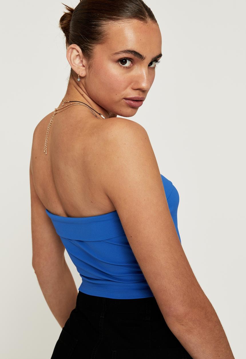 Supré  - Hayley fold back bandeau - satin sky