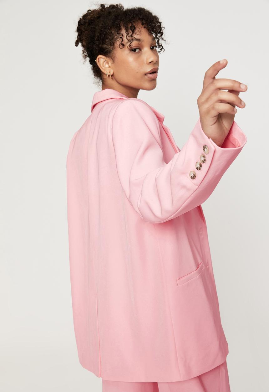 Supré  - Indigo tailored blazer - pretty pink