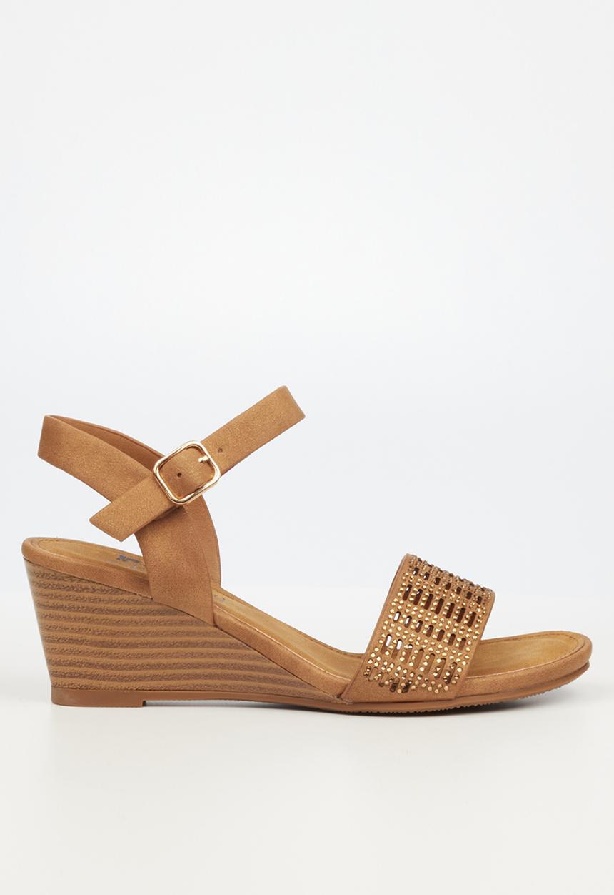 Butterfly Feet - Shani 1 wedge heel - tan