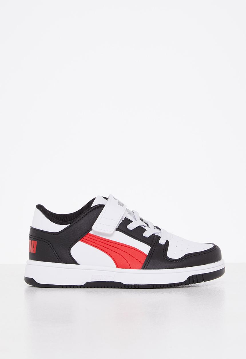 PUMA - Puma rebound layup lo sl v ps - puma white-high risk red-puma black
