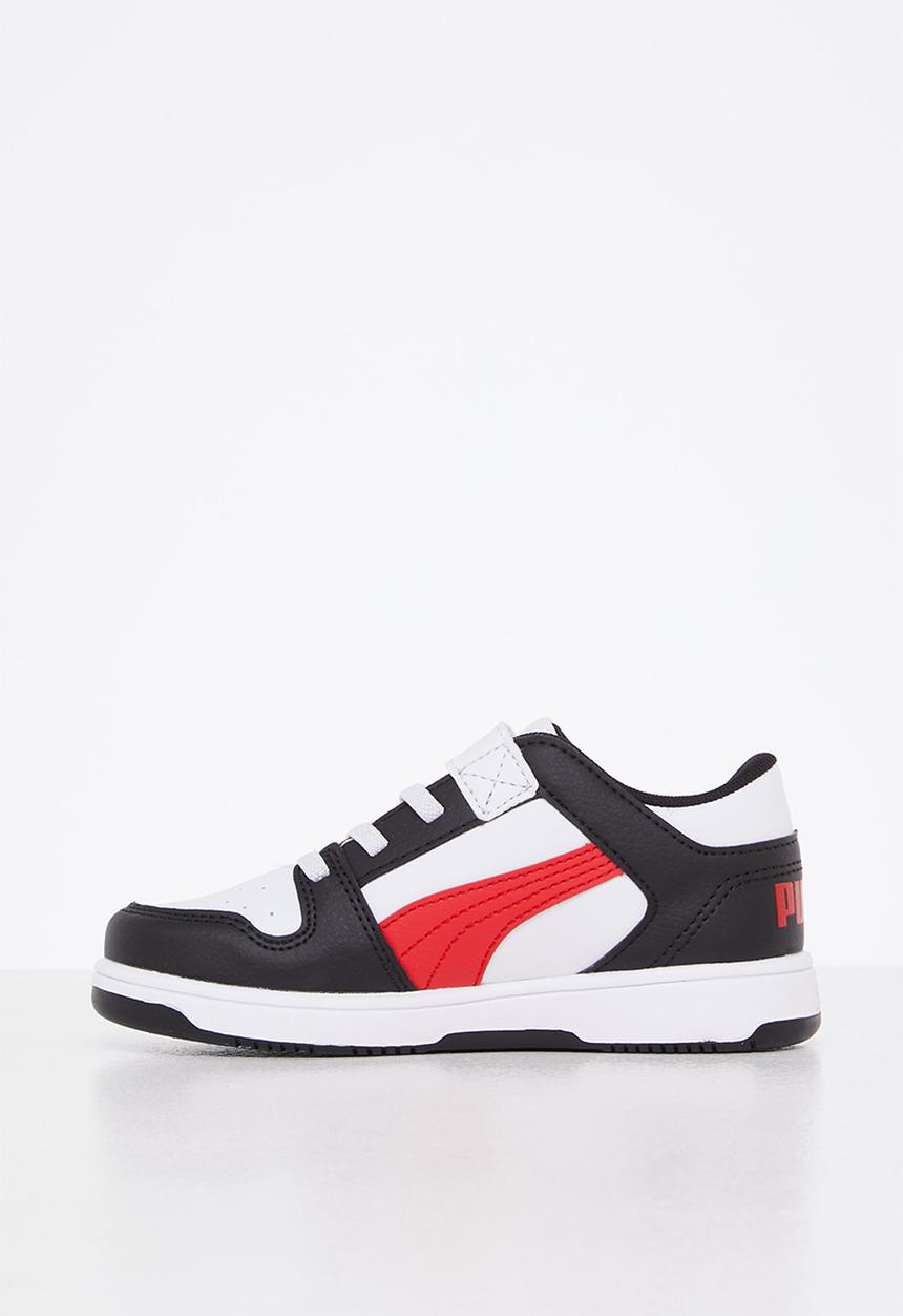 PUMA - Puma rebound layup lo sl v ps - puma white-high risk red-puma black