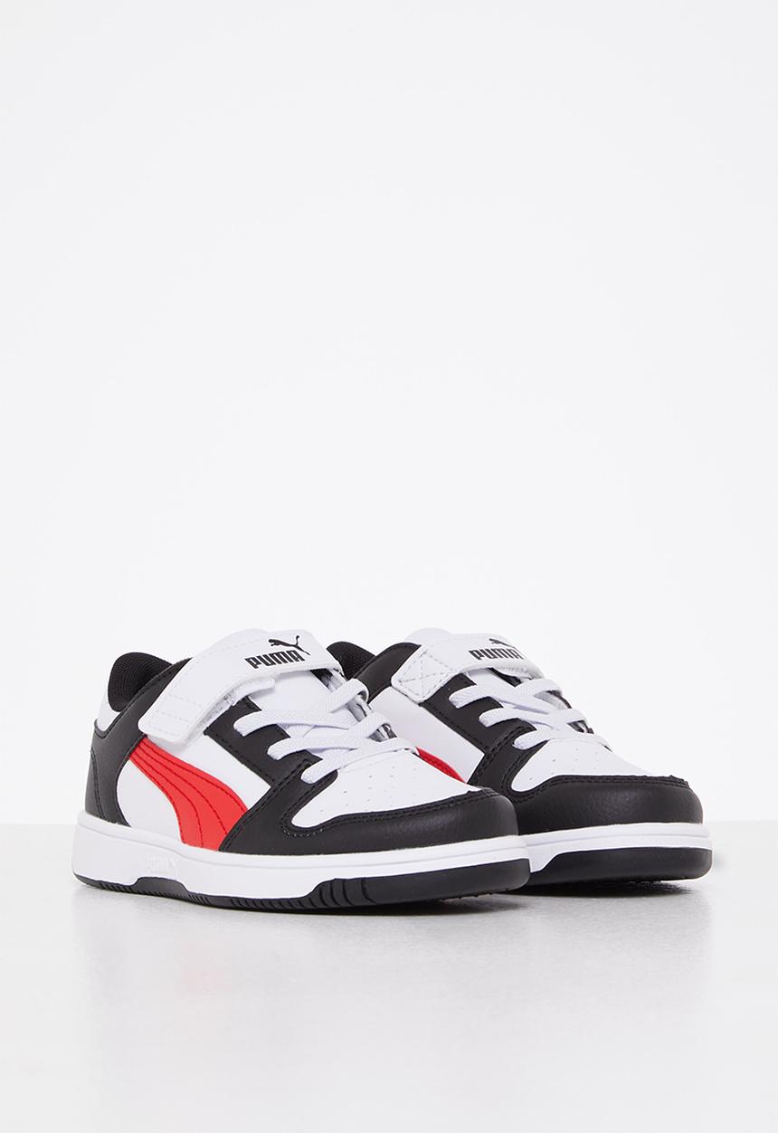 PUMA - Puma rebound layup lo sl v ps - puma white-high risk red-puma black