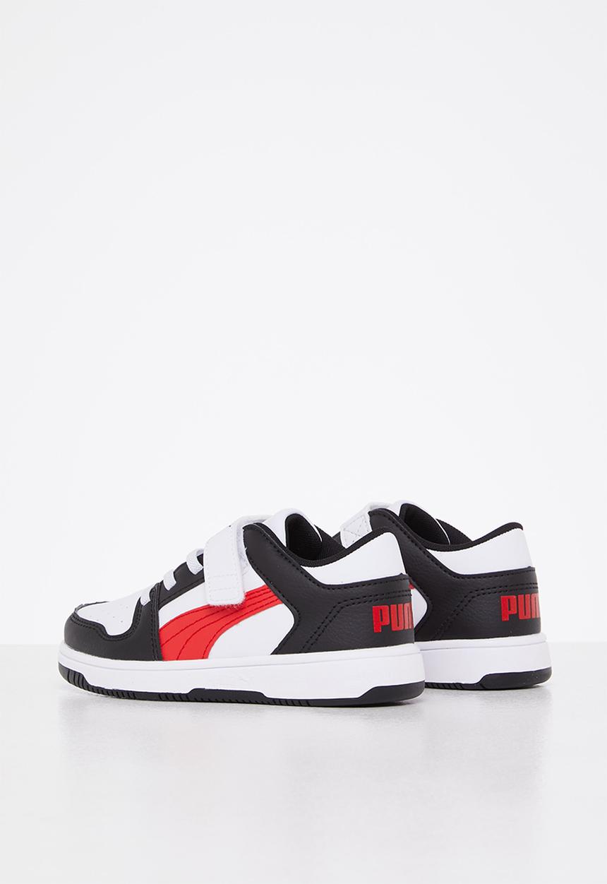 PUMA - Puma rebound layup lo sl v ps - puma white-high risk red-puma black
