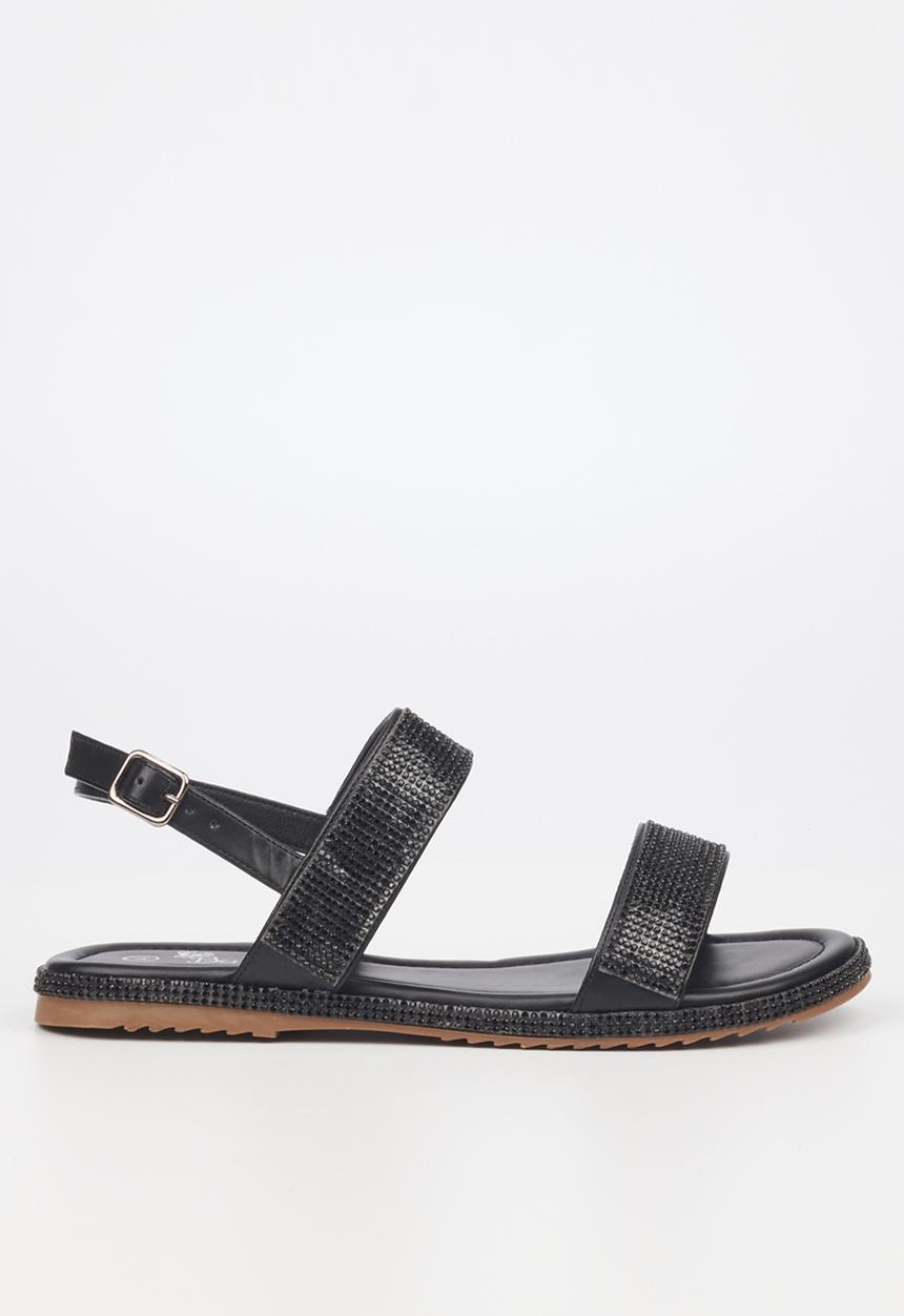 Butterfly Feet - Tumi 1 slingback sandal - black
