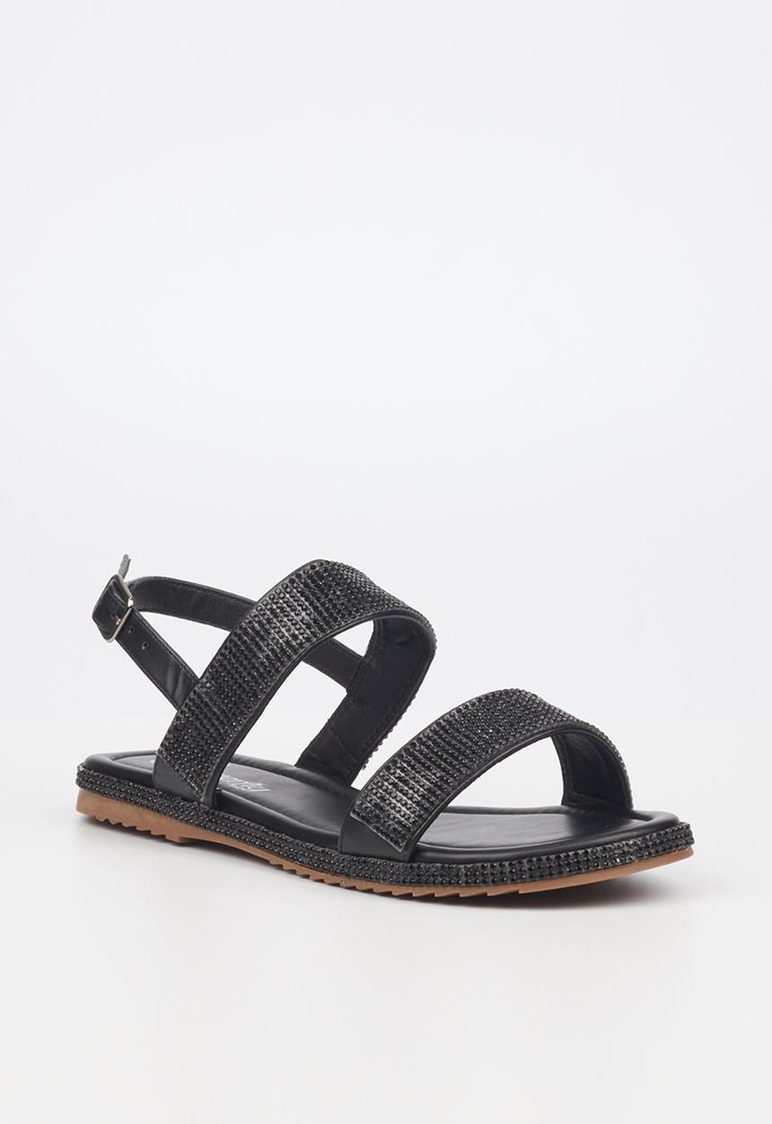 Butterfly Feet - Tumi 1 slingback sandal - black