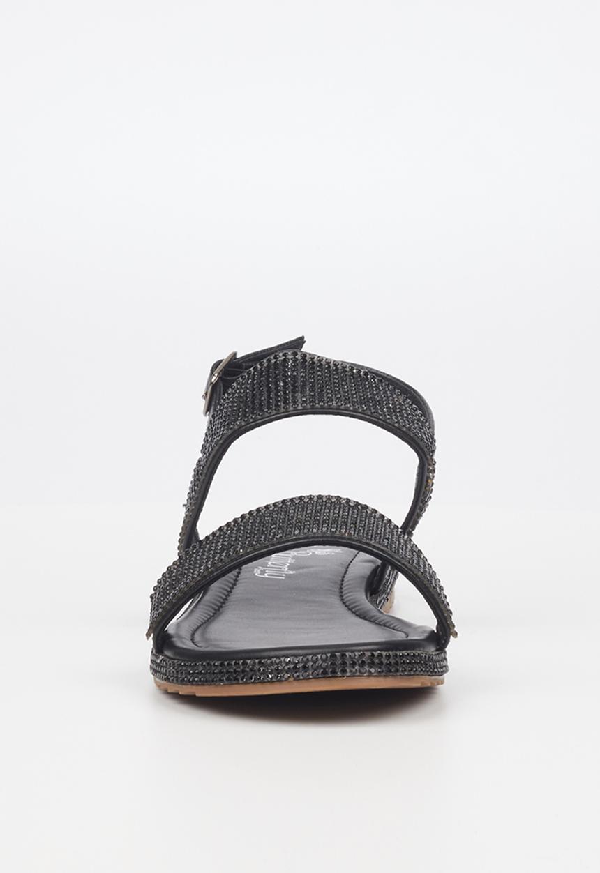 Butterfly Feet - Tumi 1 slingback sandal - black