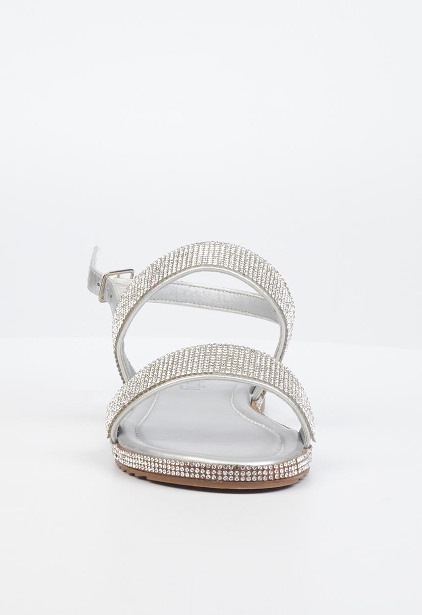 Butterfly Feet - Tumi 1 slingback sandal - silver