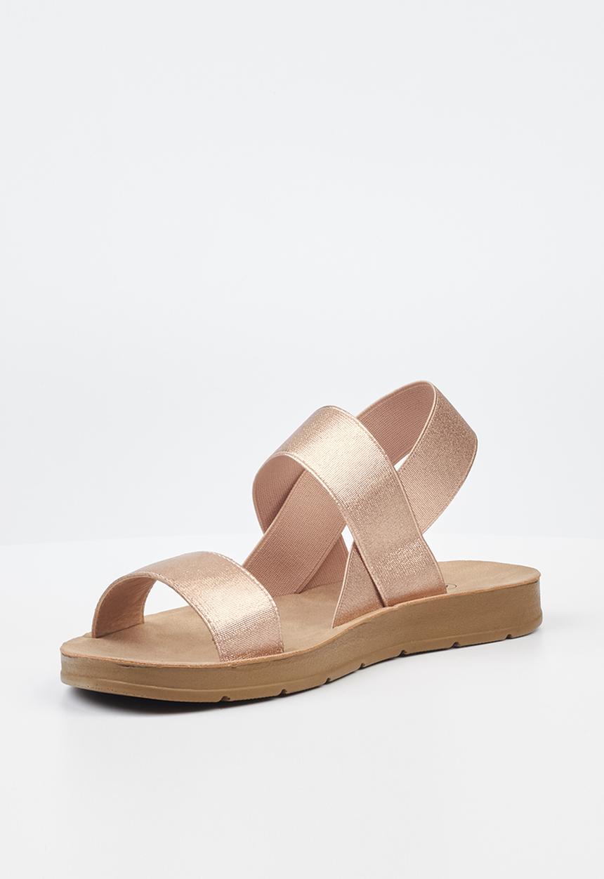 Butterfly Feet - Zina 7 slingback sandal - rose gold