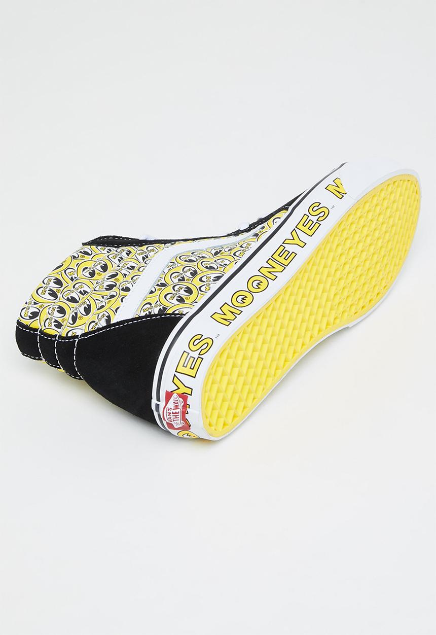 Vans - Sk8-hi - mooneyes black/yellow