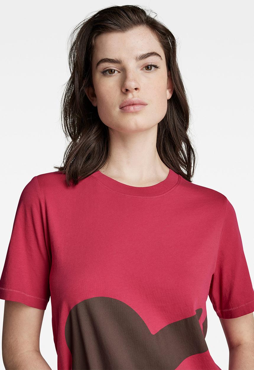 G-STAR - Big graphic r t wmn - cerise