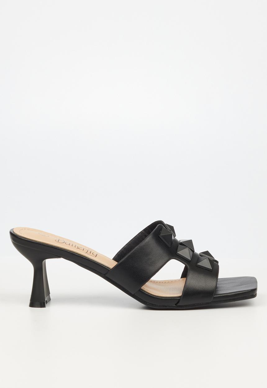 Butterfly Feet - Kady 1 mule stiletto heel - black