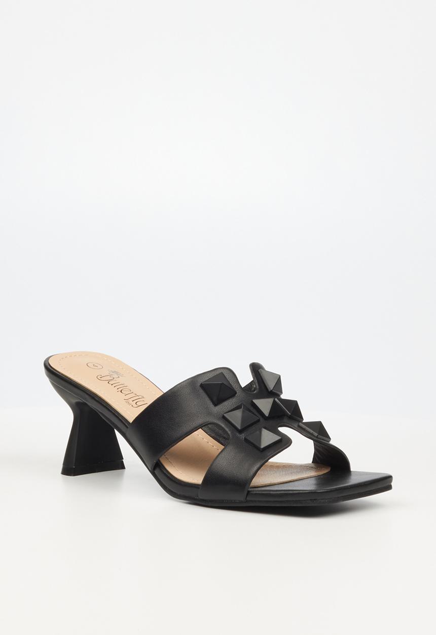 Butterfly Feet - Kady 1 mule stiletto heel - black
