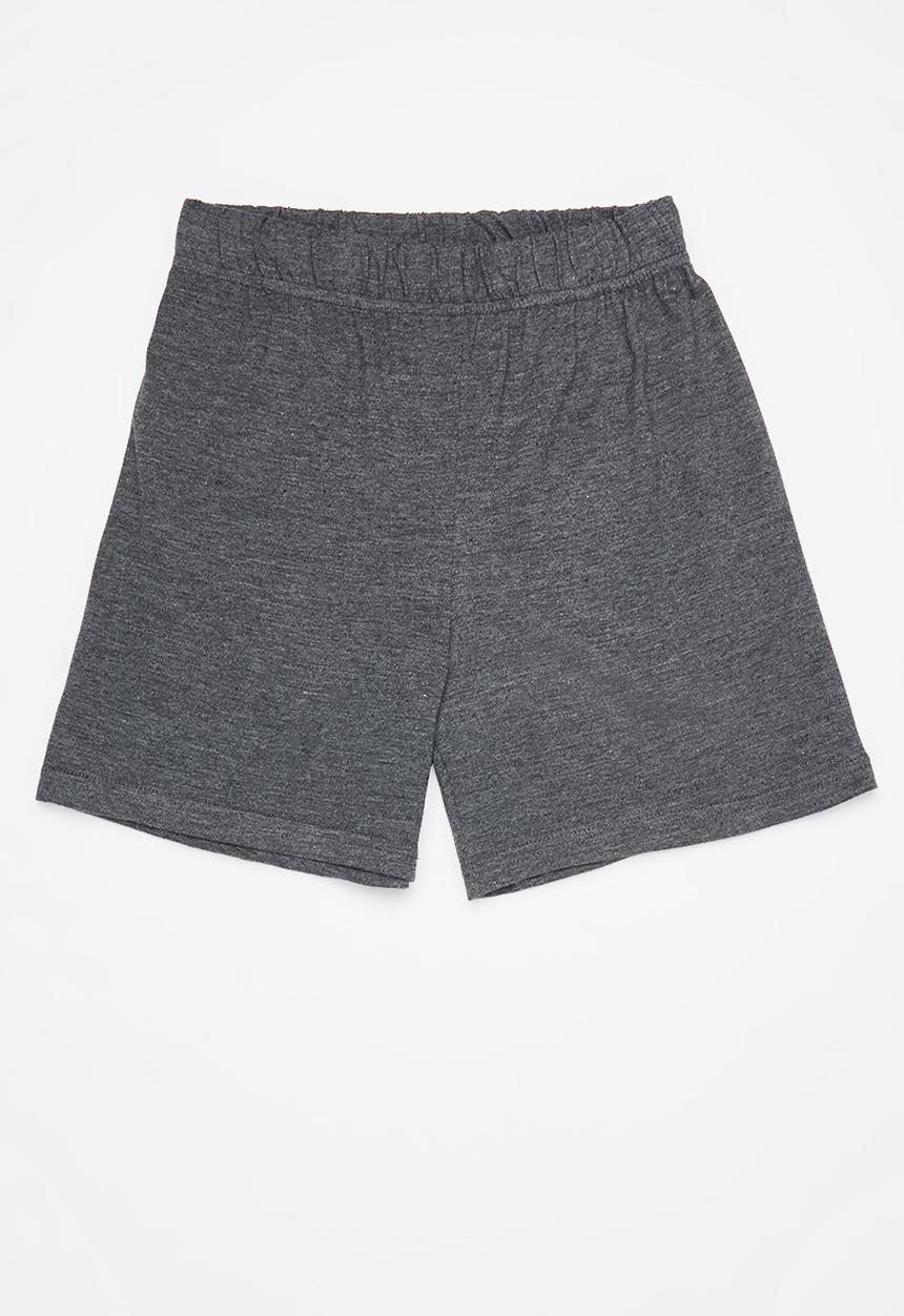 Superbalist - 2 Pack cotton short - charcoal & grey