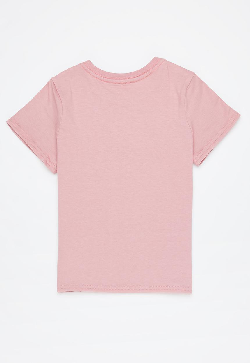 Superbalist - 2 Pack printed tees - dusty rose & stone