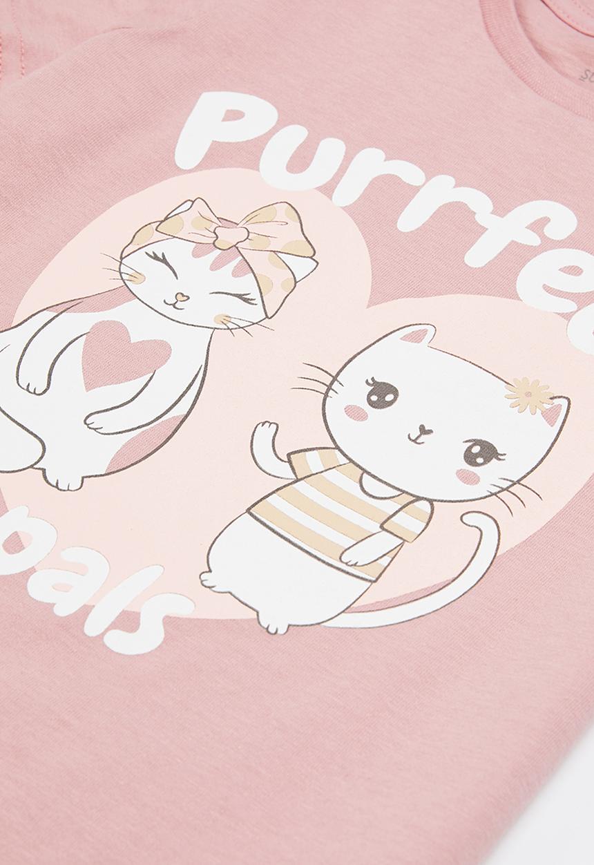 Superbalist - 2 Pack printed tees - dusty rose & stone