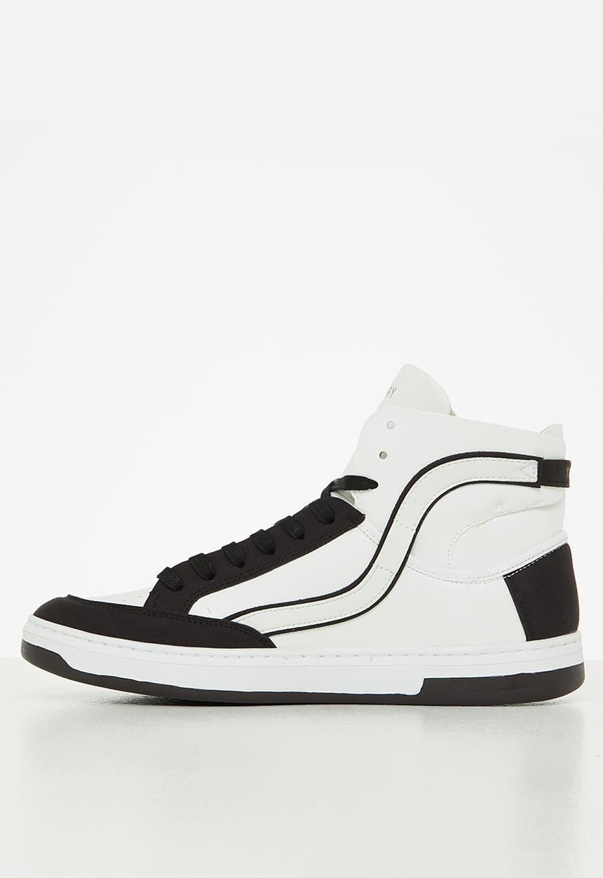 Superdry. - Vegan basket ov high trainer- white/bison black