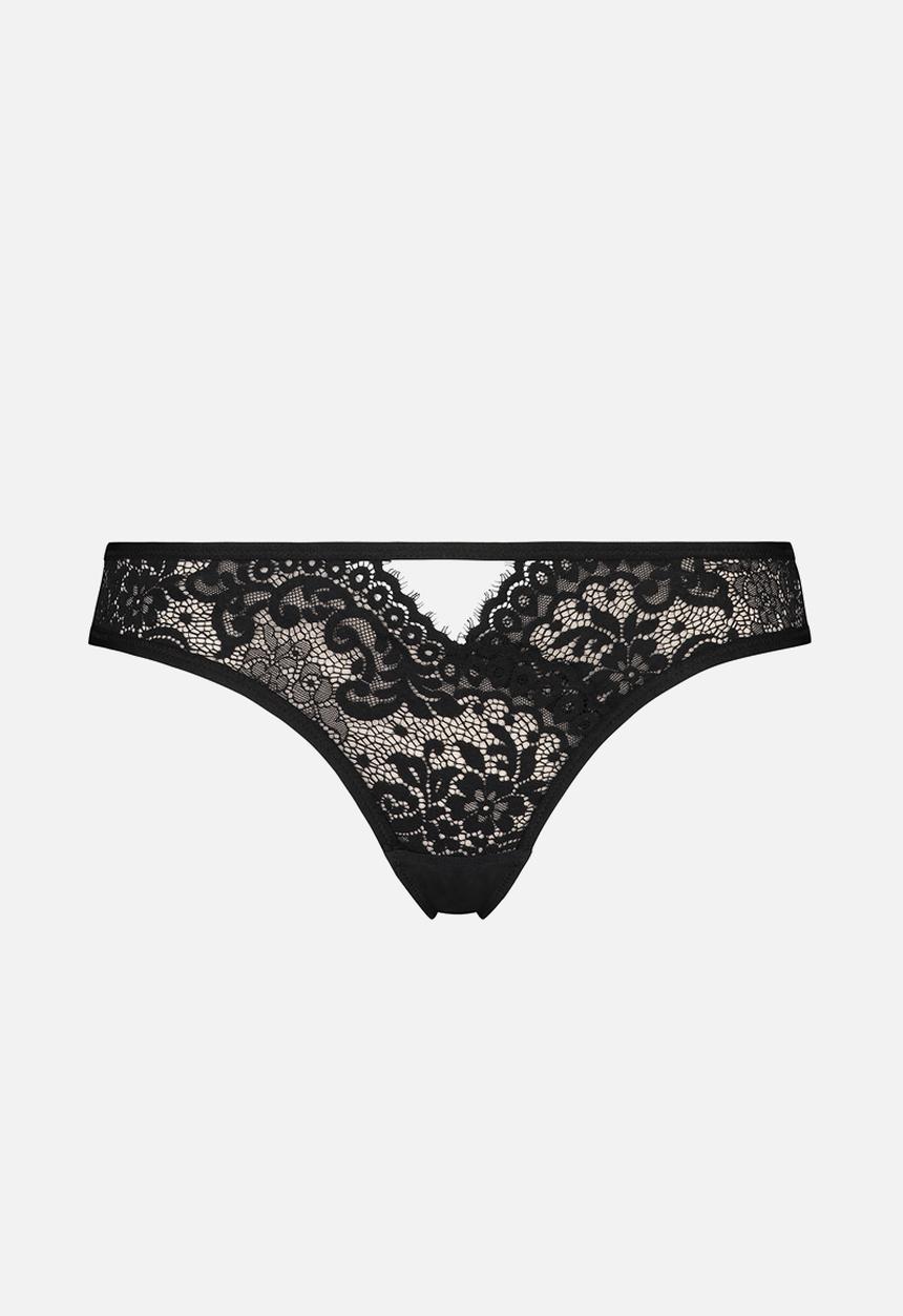 Hunkemoller - Cardi string - caviar