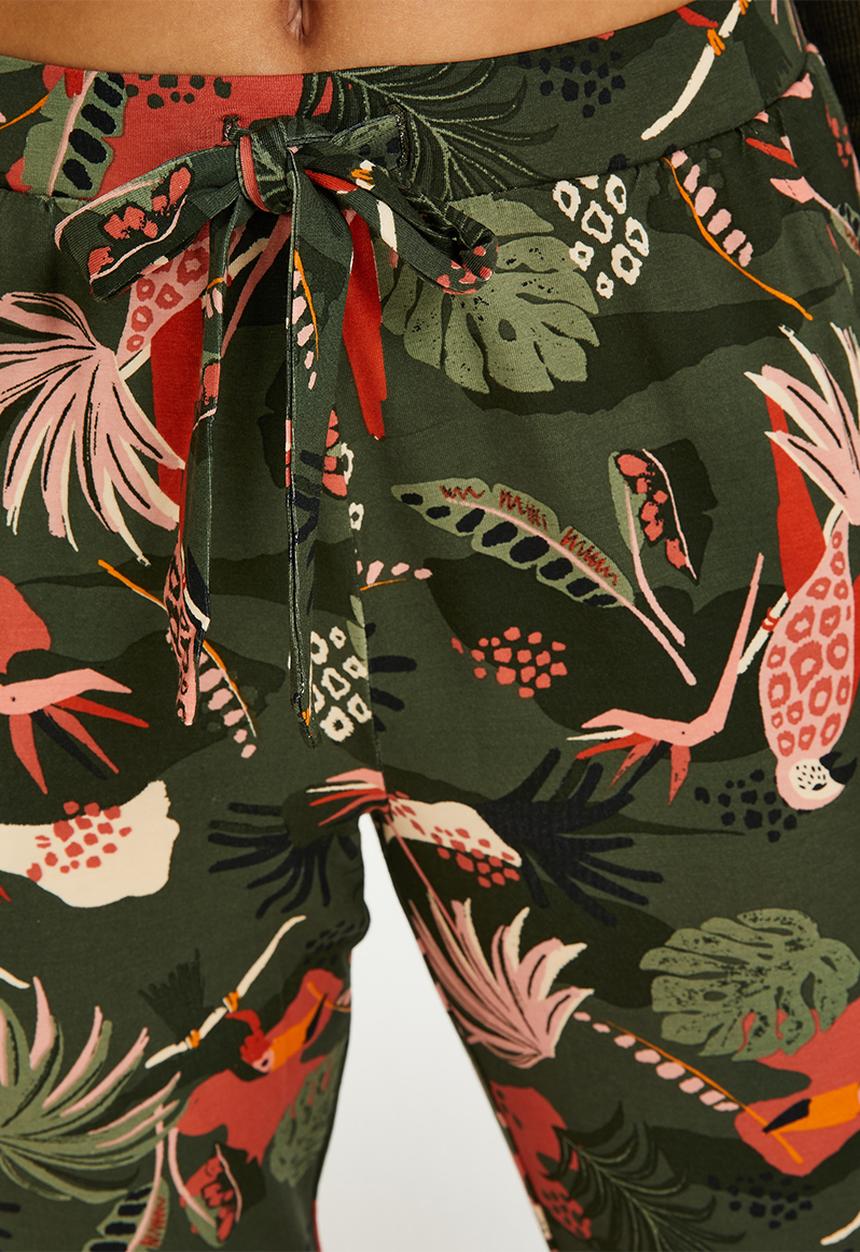 Hunkemoller - Pant jersey tucan - deep depth