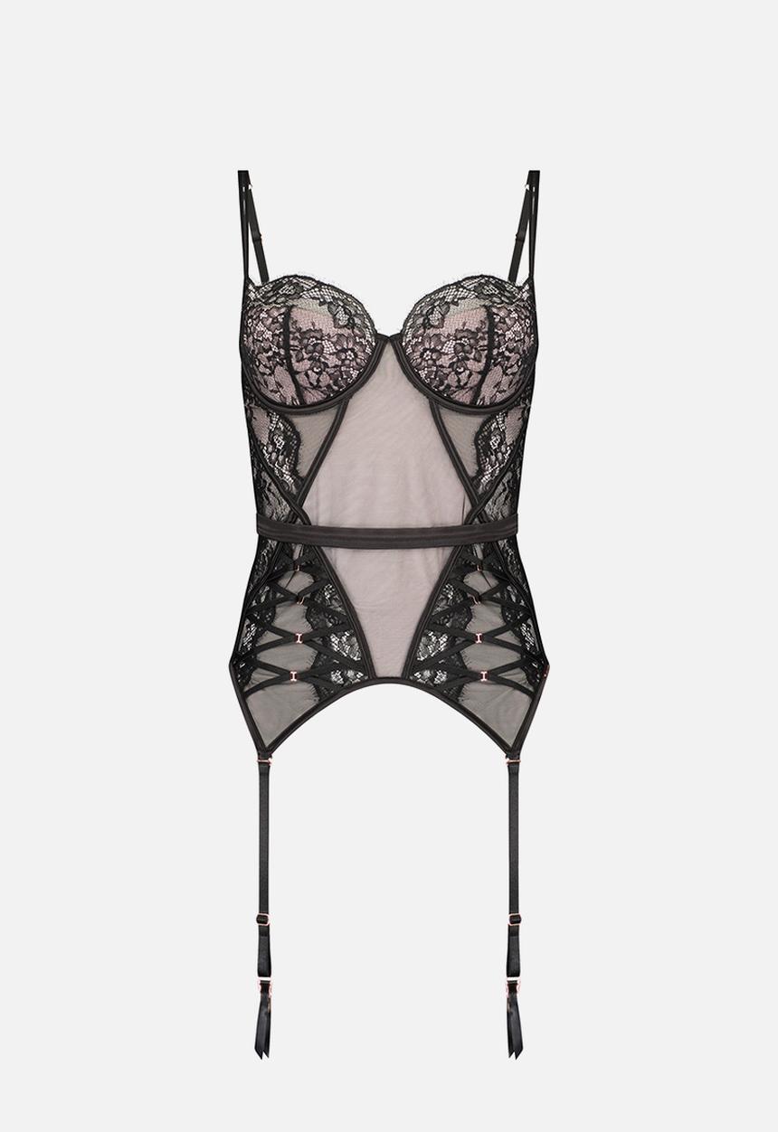 Hunkemoller - Margaret bustier - caviar