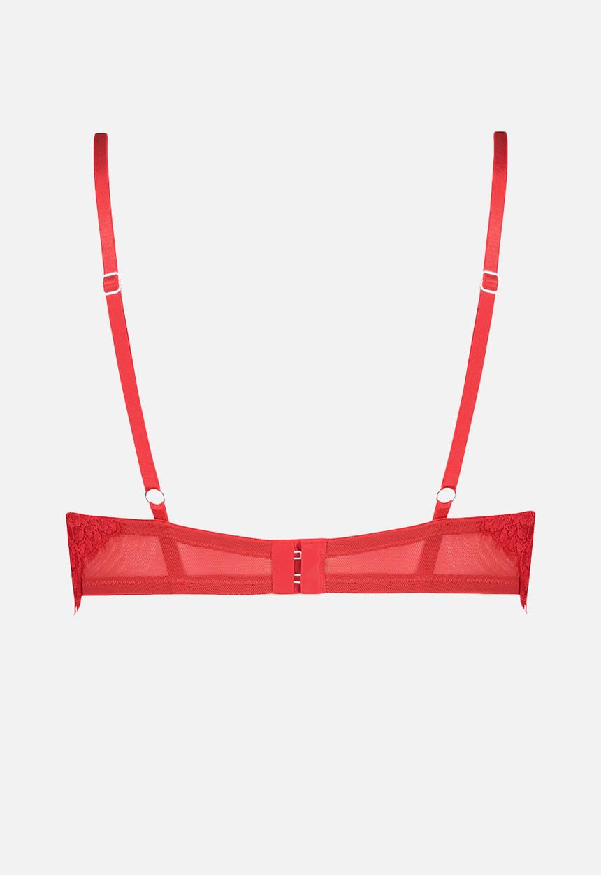 Hunkemoller - Padded demi - tango red