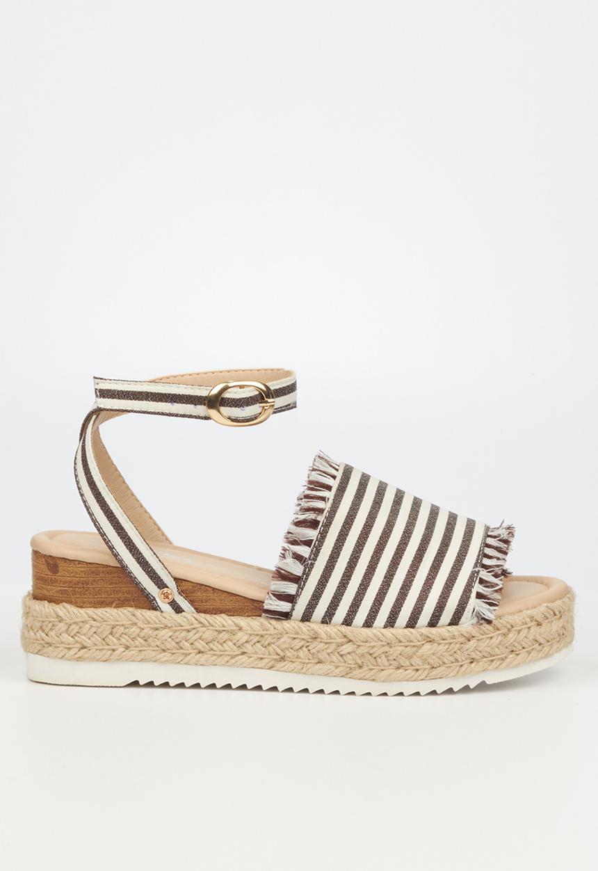 Miss Black - Steffi5 espadrille wedge heel - black