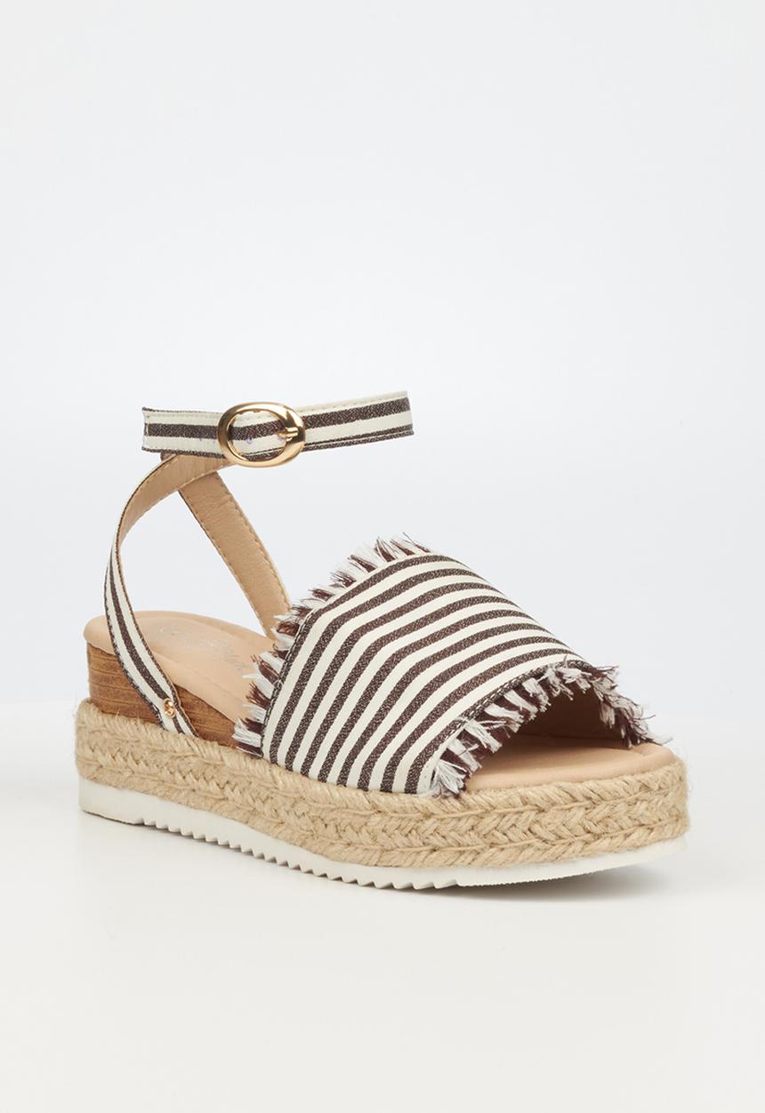 Miss Black - Steffi5 espadrille wedge heel - black