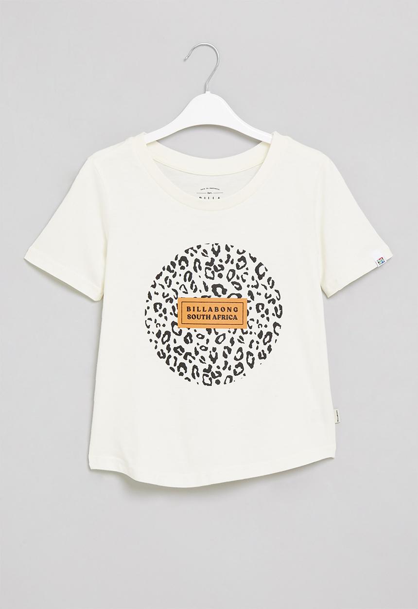 Billabong  - Girls leo sa short sleeve tee - salt crystal