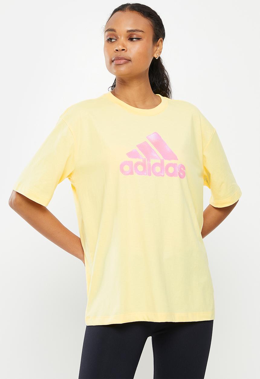 adidas Performance - W 2tn g os tee - almost yellow