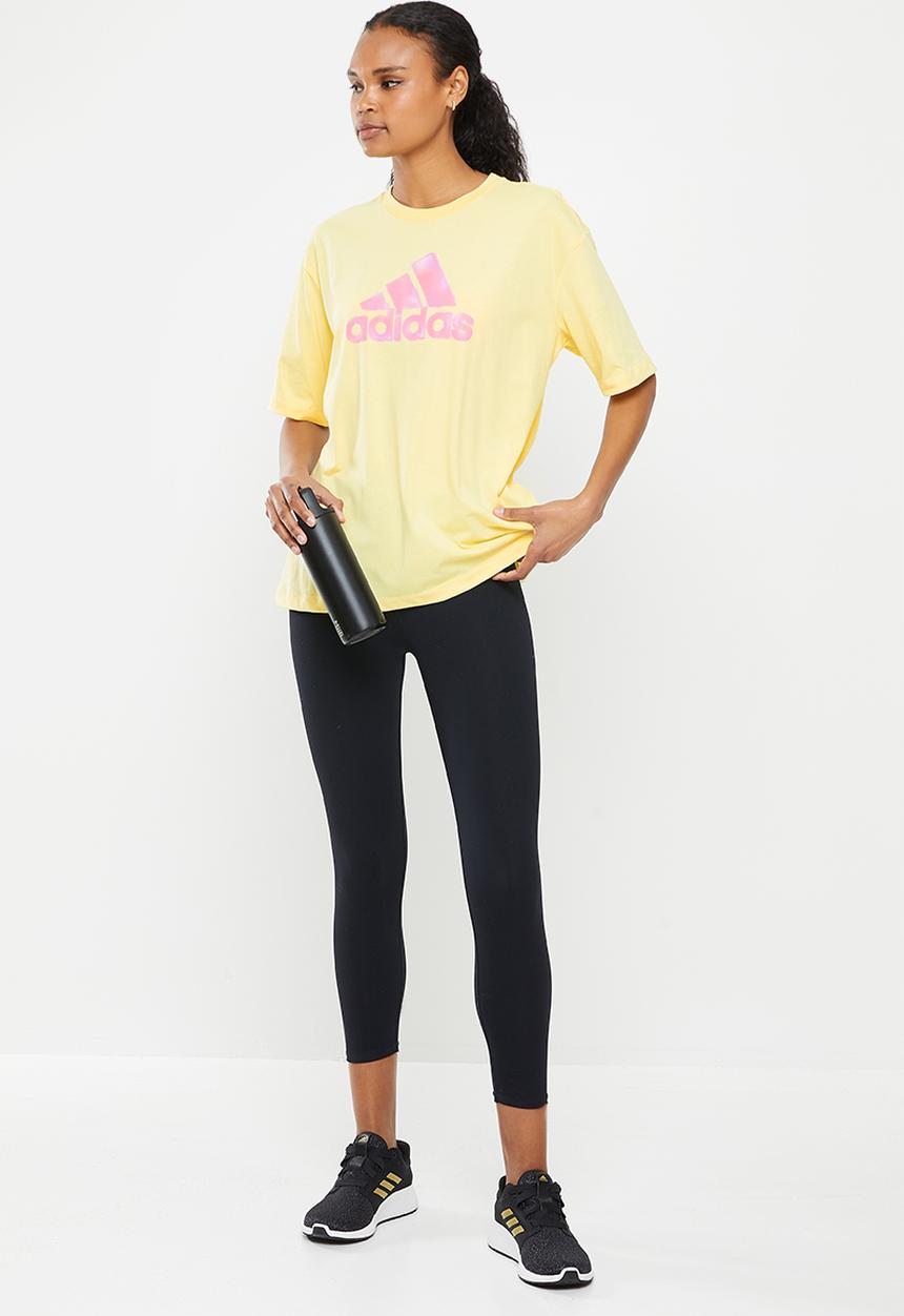 adidas Performance - W 2tn g os tee - almost yellow